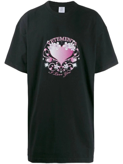 Shop Vetements Valentines T-shirt