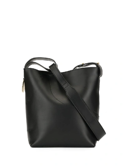 Shop Atp Atelier Piombino Shoulder Bag In Black