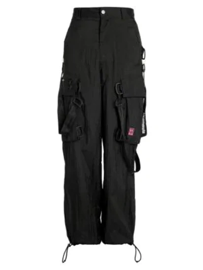 Shop Off-white Bondage Cargo Pants In Black White