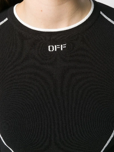 Shop Off-white Knit Athletic Top