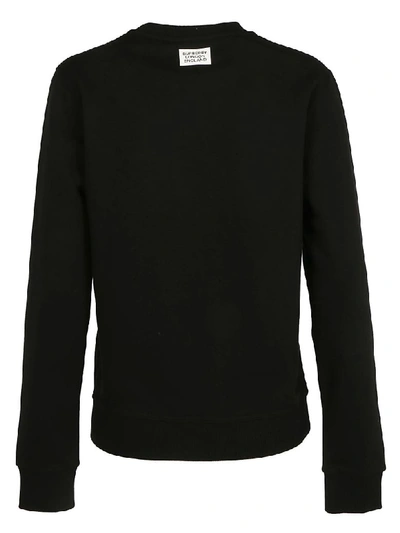 Shop Burberry Deepdale Sweatshirt In Black