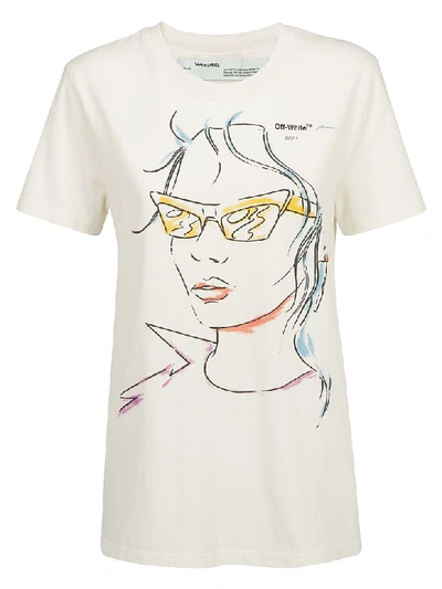 Shop Off-white Off White Sunglasses T-shirt