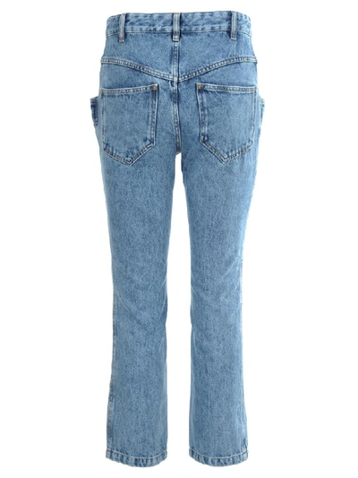 Shop Isabel Marant Étoile Im Etoile Notty Jeans In Ice Blue