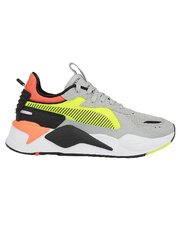 puma rs x grey yellow