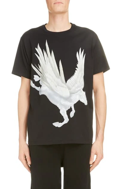 Shop Givenchy Rare Pegasus Graphic T-shirt In Black
