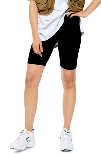 topshop black cycling shorts