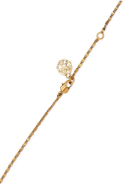 Shop Alexander Mcqueen Gold-tone, Faux Pearl And Swarovski Crystal Necklace In White