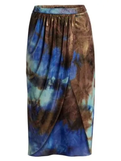 Shop Le Superbe Take It Easy Tulip Skirt In Tie Dye Multi