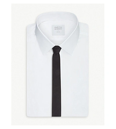 Shop Hugo Silk Tie In Black