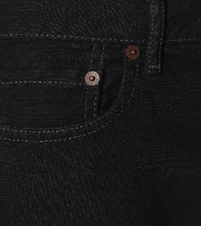 Shop Acne Studios Blå Konst Cropped Straight Jeans In Black