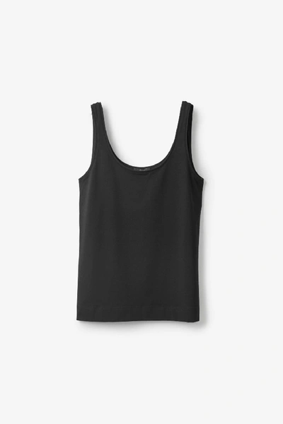Shop Cos Low-neck Vest Top In Black
