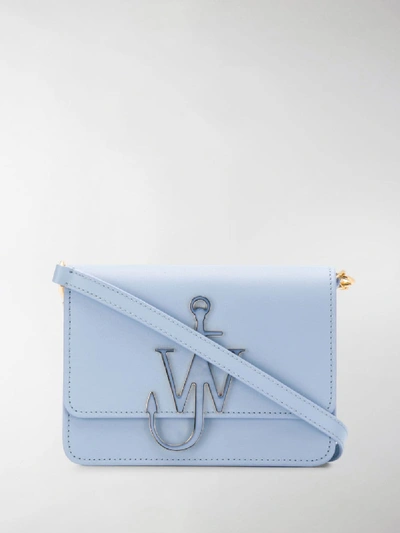 Shop Jw Anderson Anchor Logo Shoulder Bag In Blue