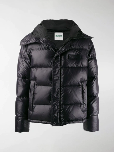 Shop Kenzo Padded Jacket In Black