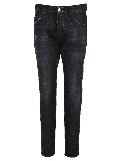 Shop Dsquared2 D Squared Skinny Dan Jeans In Black