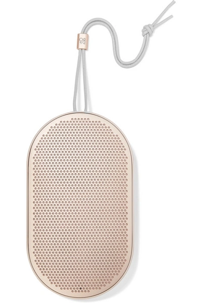 Shop Bang & Olufsen P2 Portable Bluetooth Speaker In Beige