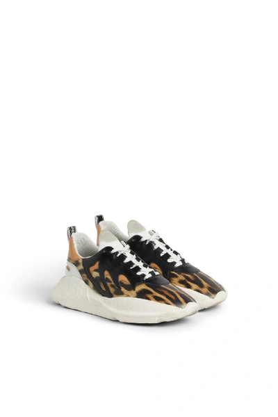 Shop Roberto Cavalli Jaguar Print V1per Sneakers In Black