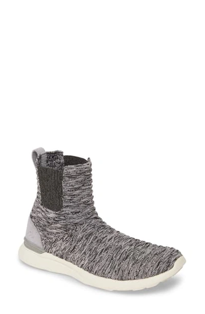 Shop Apl Athletic Propulsion Labs Techloom Chelsea Running Boot In Heather Grey/ Pristine