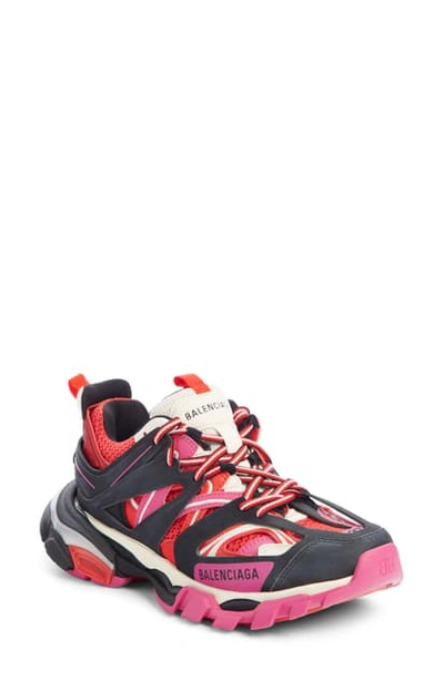 Shop Balenciaga Track Sneaker In Red/ Black