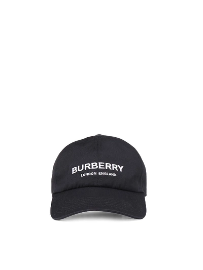 Shop Burberry Casual Baseball Cap In Black