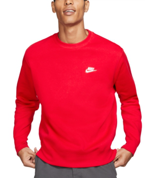 Nike Men's Club Crew Fleece Sweatshirt 