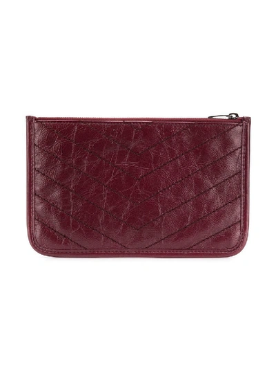 Shop Saint Laurent Niki Purse Rouge