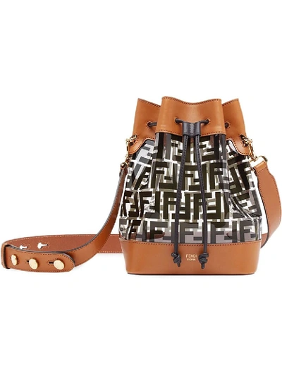 Shop Fendi Mon Tresor Bucket Bag In Black