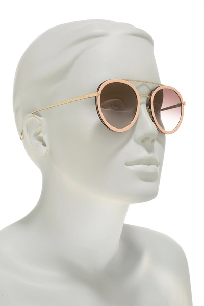 Shop Fendi Round 51mm Sunglasses In 0v54-qh