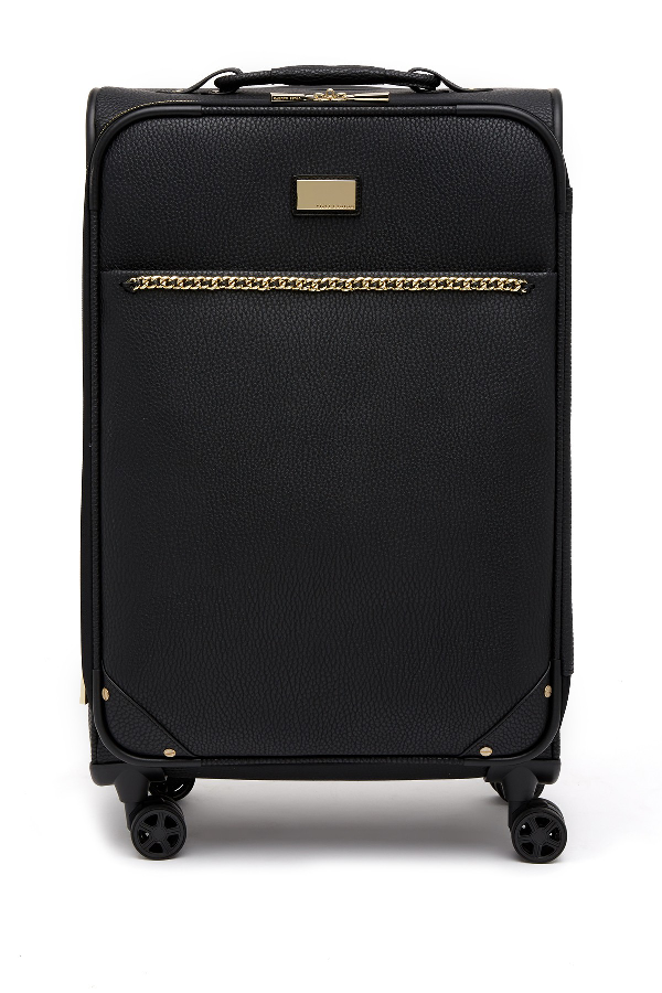 vince camuto black and gold luggage