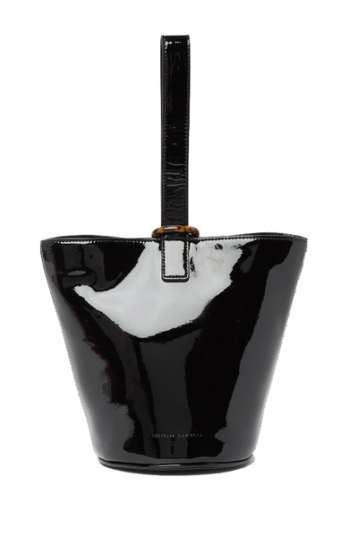 Shop Loeffler Randall Dolly D-ring Leather Bucket Bag In Black