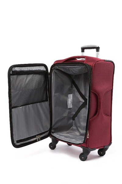 Shop Samsonite Lift 2 21" Spinner Suitcase In Red