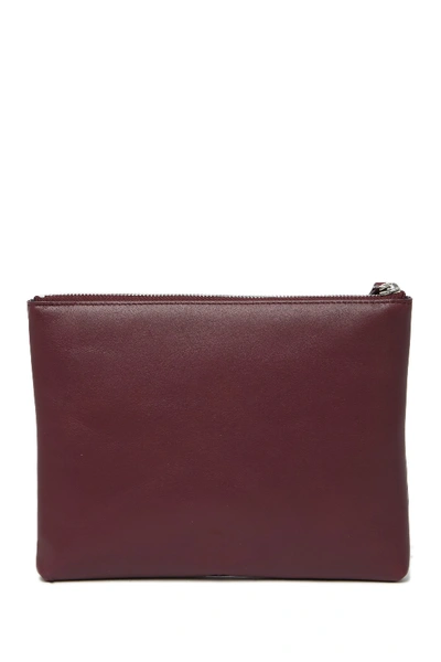Shop Theory Zippered Pocket Pouch In Claret