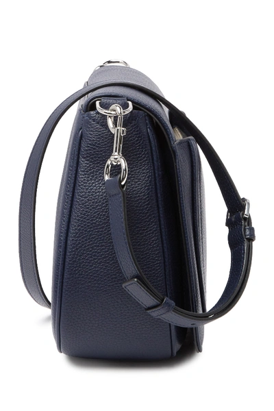 Shop Marc Jacobs Empire City Messenger Leather Crossbody Bag In Night Sky