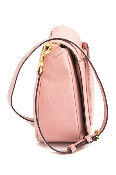 Shop Marc Jacobs Empire City Messenger Leather Crossbody Bag In Rose