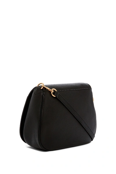 Shop Marc Jacobs Empire City Messenger Leather Crossbody Bag In Black