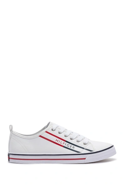 Shop Tommy Hilfiger Odis 2 Lace Sneaker In Whill