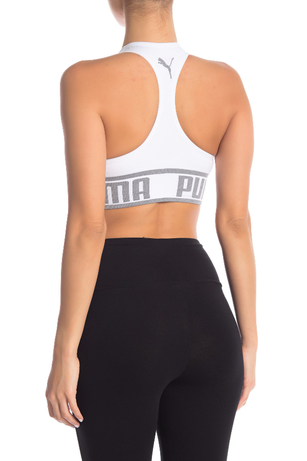 puma seamless sports bra sizing