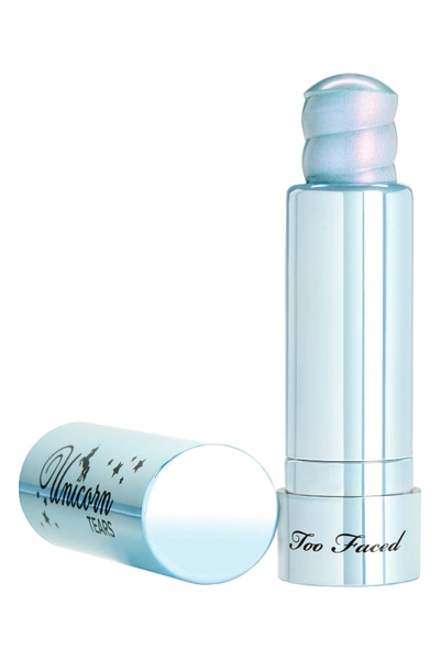 Shop Too Faced Unicorn Horn Highlighting Stick - Unicorn Tears (limited Edition) In Blue Shift