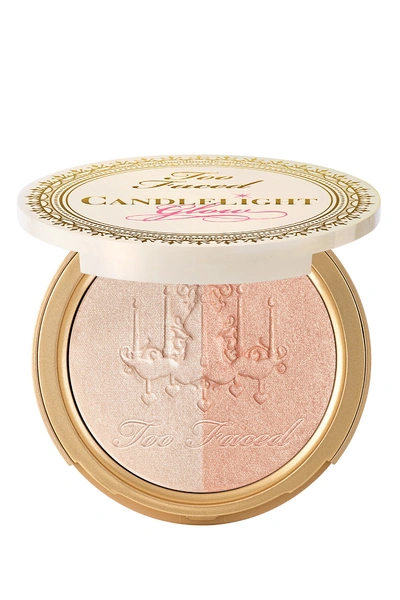Shop Too Faced Candlelight Glow Powder Highlighter - Warm Glow In Multi