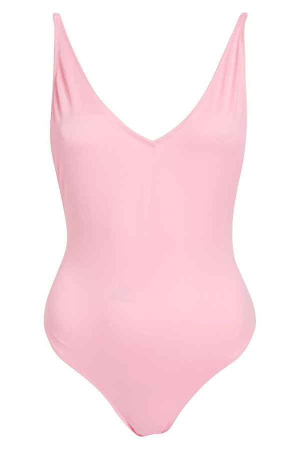 Topshop Pamela One-piece Swimsuit In Light Pink ModeSens.