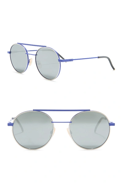Shop Fendi Round 52mm Sunglasses In 0pjp-t4