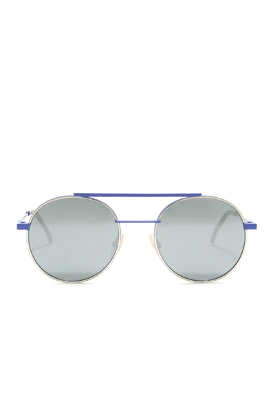 Shop Fendi Round 52mm Sunglasses In 0pjp-t4