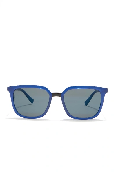 Shop Dolce & Gabbana 53mm Square Sunglasses In Transparent Blue