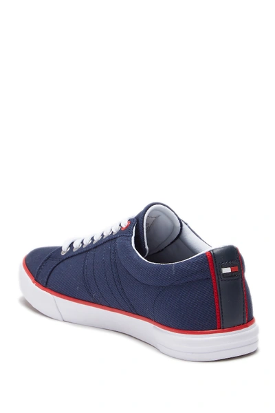 Shop Tommy Hilfiger Remi Canvas Sneaker In Dblfb