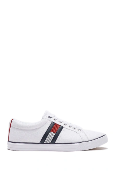 Shop Tommy Hilfiger Remi Canvas Sneaker In Whifb