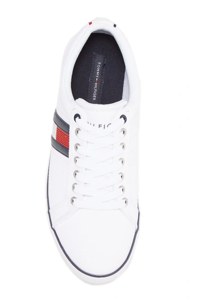Shop Tommy Hilfiger Remi Canvas Sneaker In Whifb