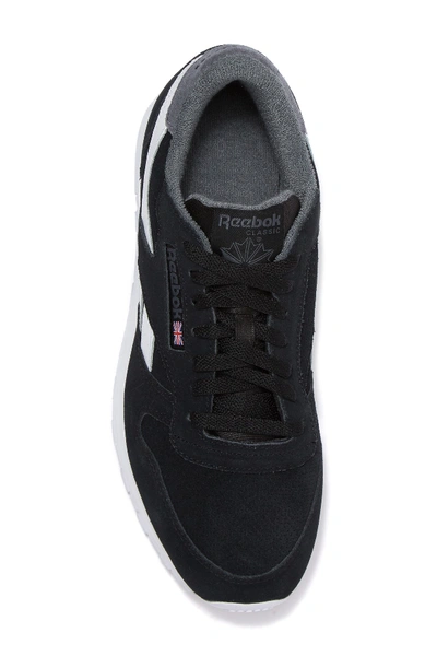 Shop Reebok Classic Suede Sneaker In Estl-black/ True Grey/