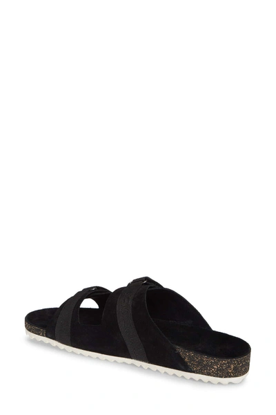 Shop Shoe The Bear Shore Leather Slide Sandal In Black