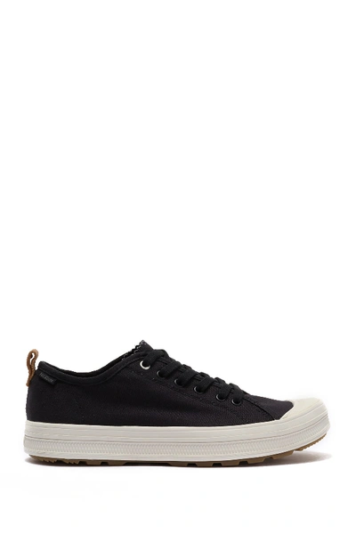 Shop Palladium Sub Low Canvas Sneaker In Black/lily White