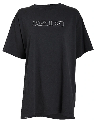 Shop Ksubi Sign Of The Times T-shirt In Black