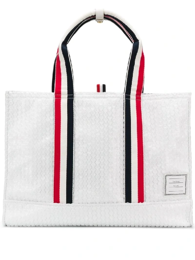 Shop Thom Browne East In White